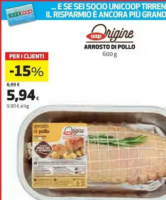 Coop Coop Arrosto Di Pollo 600 G offerta