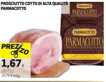 Coop Parmacotto Prosciutto Cotto Di Alta Qualità offerta
