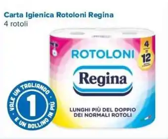 Oasi Carta Igienica Rotoloni Regina 4 rotoli offerta
