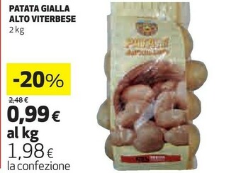 Patata Gialla Alto Viterbese