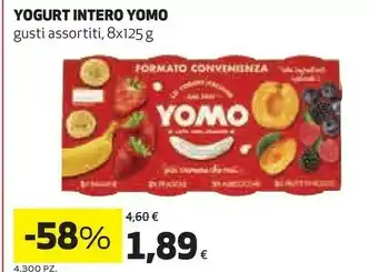 Coop Yomo Yogurt Intero Con Pesca offerta