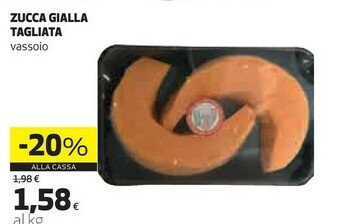 Coop Zucca Gialla Tagliata offerta