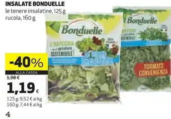 Coop Bonduelle Insalate Rucola offerta
