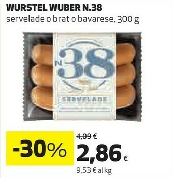 Coop Wuber Wurstel N.38 offerta