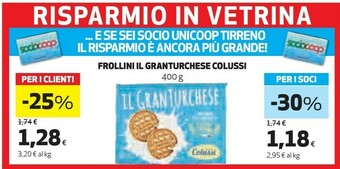 Coop Colussi Il Gran Turchese 400 G(ml) offerta