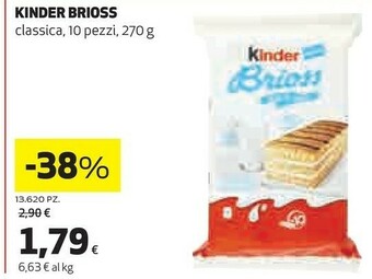 Coop Ferrero Kinder Brioss 270 G(ml) offerta