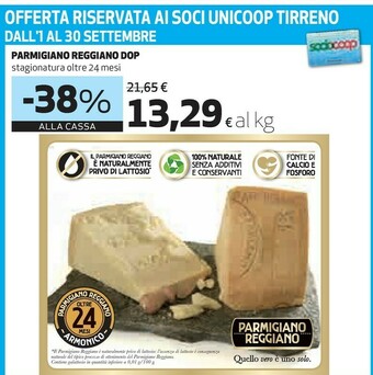 Coop Parmigiano reggiano Dop offerta