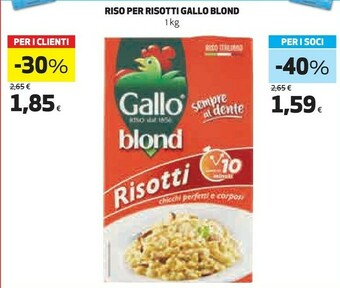 Coop Gallo blond Riso Per Risotti offerta