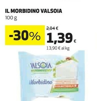 Coop Valsoia Il Morbidino Vegetale 100 G(ml) offerta