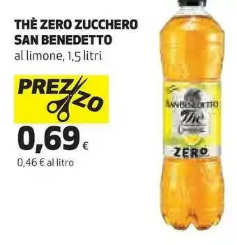 Coop San Benedetto The Zero Zucchero offerta