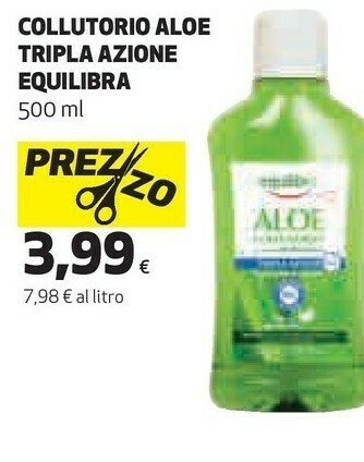 Coop Equilibra Collutorio Aloe Tripla Azione offerta