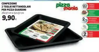 Coop Guardini Confezione 2 Teglie Reffangolari Per Pizza offerta