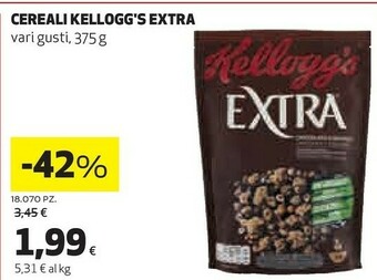Coop Kelloggs Cereali Extra offerta