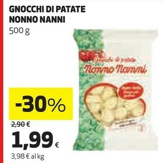 Coop Nonno Nanni Gnocchi Di Patate 500 G(ml) offerta