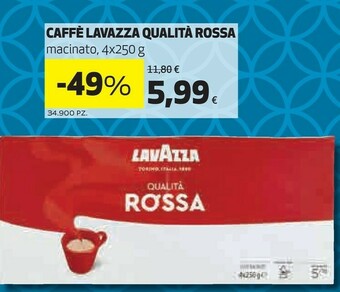 Coop Lavazza Caffe Qualita Rossa offerta