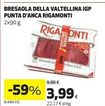 Coop Rigamonti Bresaola Punta D'Anca offerta