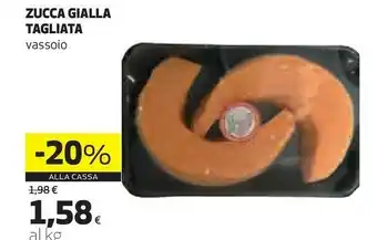 Coop Tagliata Zucca Gialla offerta