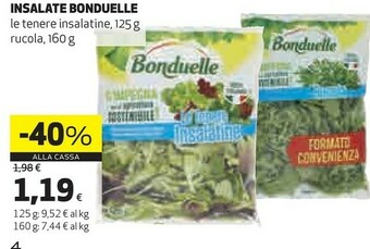 Coop Bonduelle Le Tenere Insalatine offerta