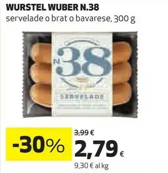 Coop Wuber Wurstel N.38 offerta