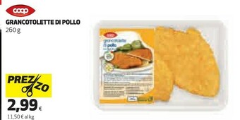 Coop Coop - Grancotolette Di Pollo Con Filetti Di Pollo 260 G(ml) offerta