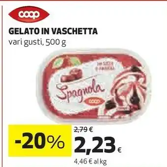 Coop Coop - Gelato Alla Panna 500 G(ml) offerta