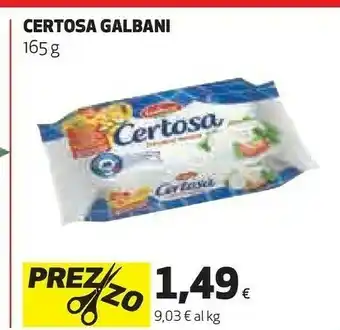 Coop Galbani Certosa 165 G(ml) offerta