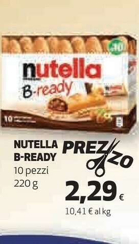 Coop Ferrero Nutella B-ready New + Nutella 220 G(ml) offerta