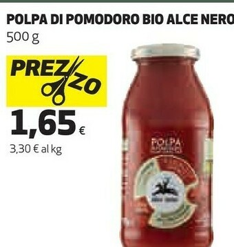 Coop Alce Nero Polpa Di Pomodoro Biologica 500 G(ml) offerta
