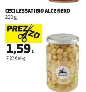 Coop Alce Nero Ceci Chickpeas Biologici 220 G(ml) offerta