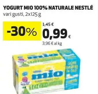 Coop Nestlè Yogurt Mio 100% Naturale offerta