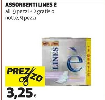 Ipercoop Lines Assorbenti offerta