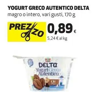 Coop Delta Yogurt Greco Autentico offerta