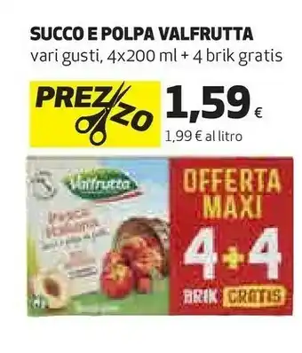 Coop Valfrutta Succo E Polpa Di Pera offerta
