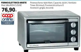 Ipercoop Ariete Forno Elettrico offerta