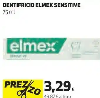 Ipercoop Elmex Dentifricio Sensitive 75 Ml offerta
