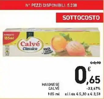 Spazio Conad Calvé Maionese 185ml offerta