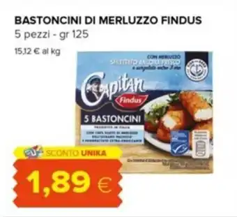 Tigre BASTONCINI DI MERLUZZO FINDUS 5 pezzi - gr 125 offerta