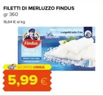 Tigre FILETTI DI MERLUZZO FINDUS gr 360 offerta
