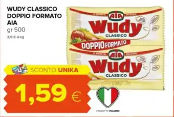 Tigre WUDY CLASSICO DOPPIO FORMATO AIA gr 500 offerta