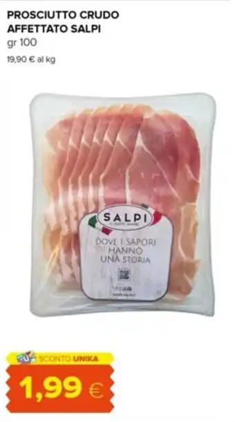 Tigre PROSCIUTTO CRUDO AFFETTATO SALPI gr 100 offerta