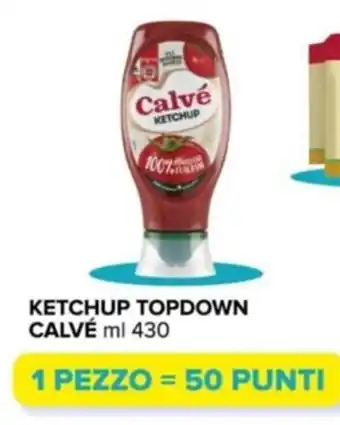 Tigre KETCHUP TOPDOWN CALVÉ ml 430 offerta