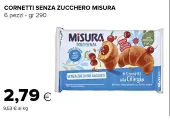 Tigre CORNETTI SENZA ZUCCHERO MISURA 6 pezzi - gr 290 offerta