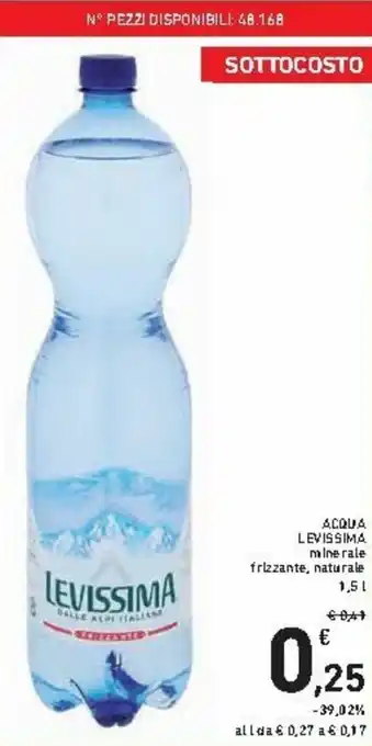 Spazio Conad Levissima Acqua 1,5l offerta