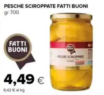 Tigre PESCHE SCIROPPATE FATTI BUONI gr 700 offerta