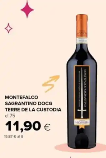 Tigre MONTEFALCO SAGRANTINO DOCG TERRE DE LA CUSTODIA cl 75 offerta