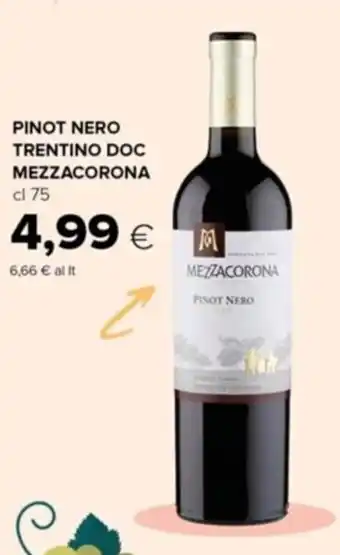 Tigre PINOT NERO TRENTINO DOC MEZZACORONA cl 75 offerta