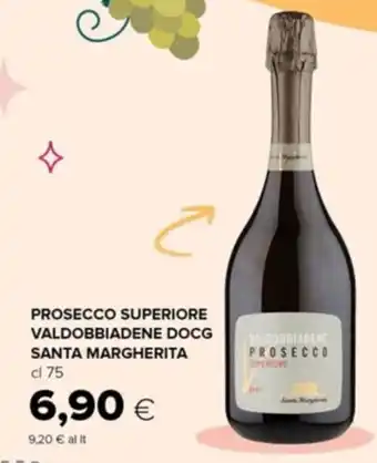 Tigre PROSECCO SUPERIORE VALDOBBIADENE DOCG SANTA MARGHERITA cl 75 offerta