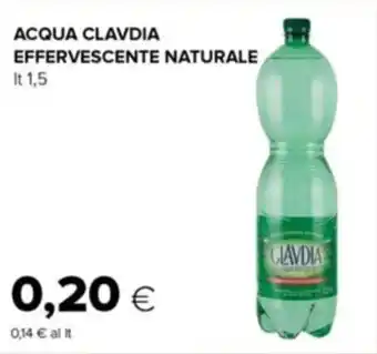Tigre ACQUA CLAVDIA EFFERVESCENTE NATURALE lt 1,5 offerta