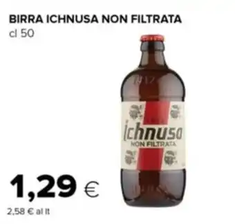 Tigre BIRRA ICHNUSA NON FILTRATA cl 50 offerta