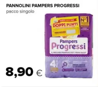 Tigre PANNOLINI PAMPERS PROGRESSI pacco singolo offerta